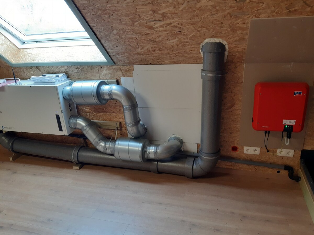 Landelijke energiezuinige Half Open 