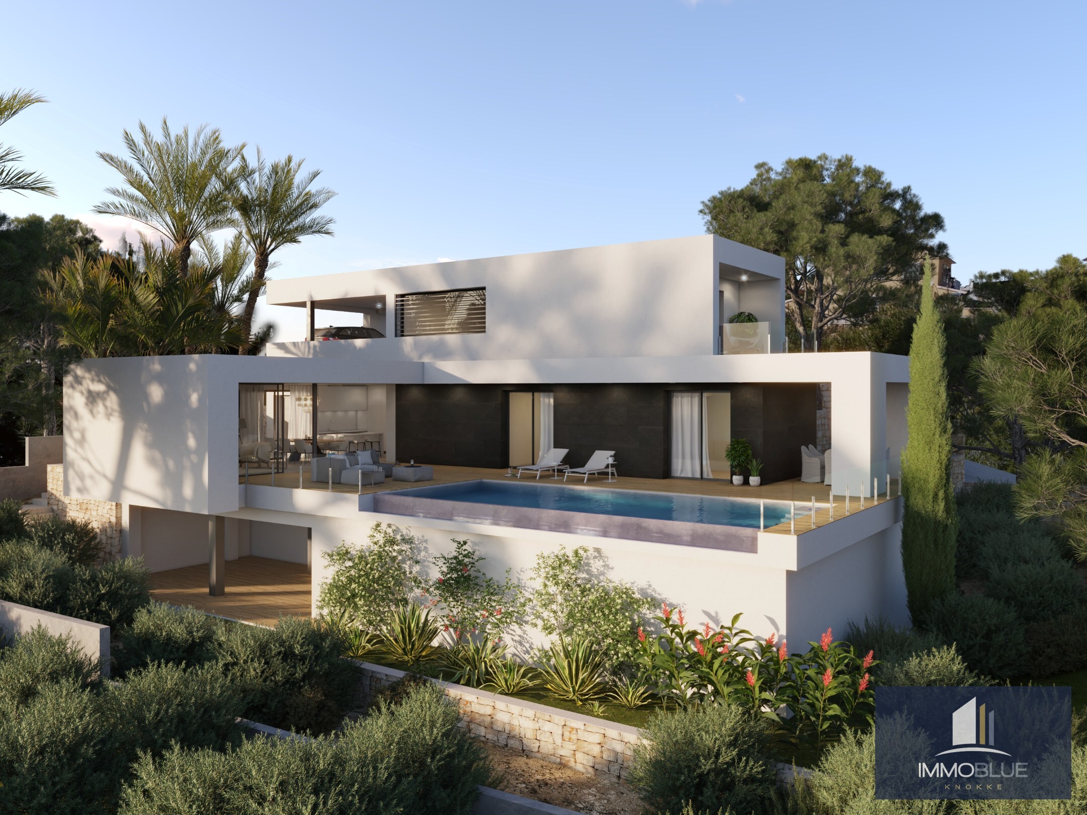 Villa élégante avec vue sur la mer 