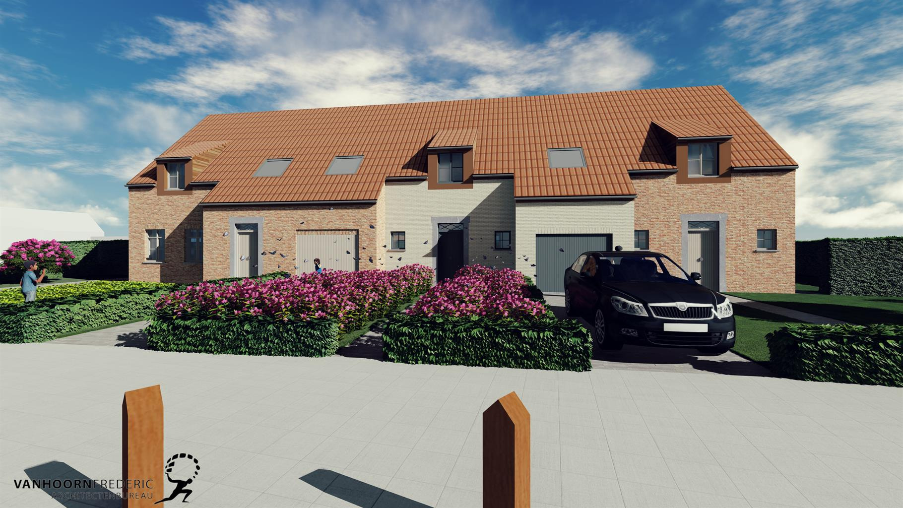 Nieuw kleinschalig verkaveling met 8 woningen rustige gelegen te Koksijde. 