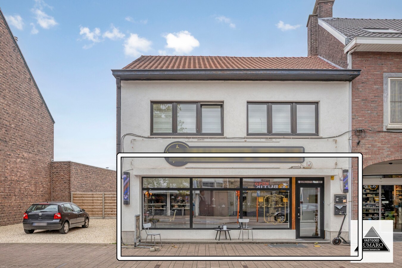 STALENSTRAAT: winkelpand met 7,50m voorgevel 