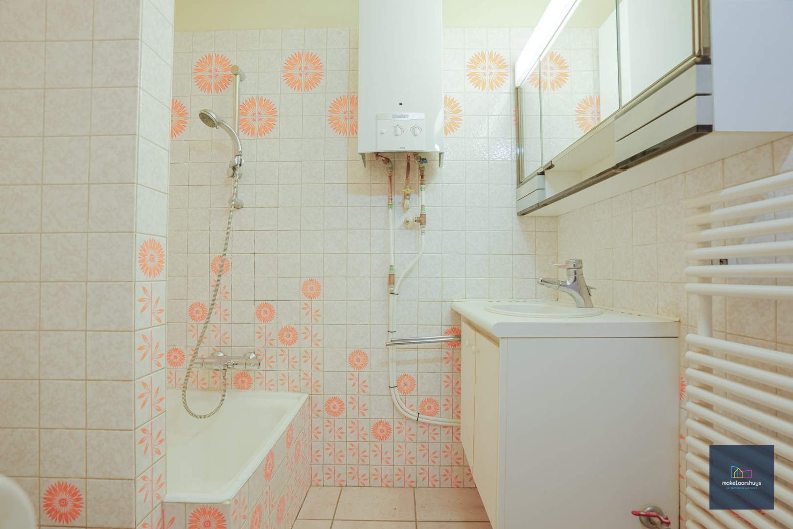 2 slpk. app met garage nabij centrum Wondelgem 