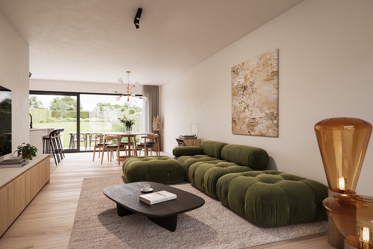 Nieuwbouwwoning met hoogstaande afwerking te Houthulst aan 6%. 