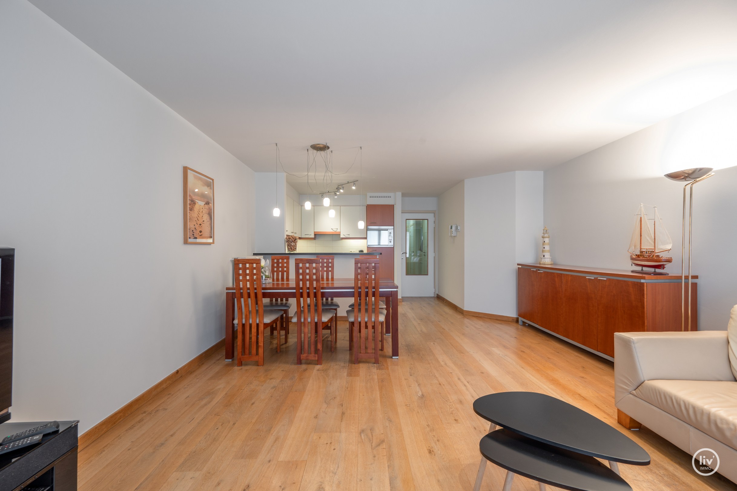 Appartement agréable et lumineux idéalement situé à Knokke. 