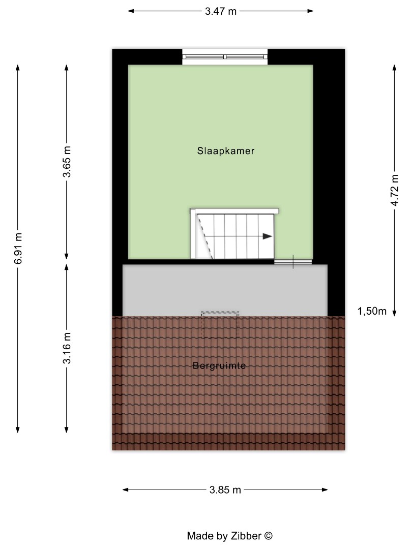 Gezellige woning met 3 slaapkamers, kelder, veranda en garage in Leuven! - EPC 598 kWh/m² - bewoonbare opp. 116 m² 