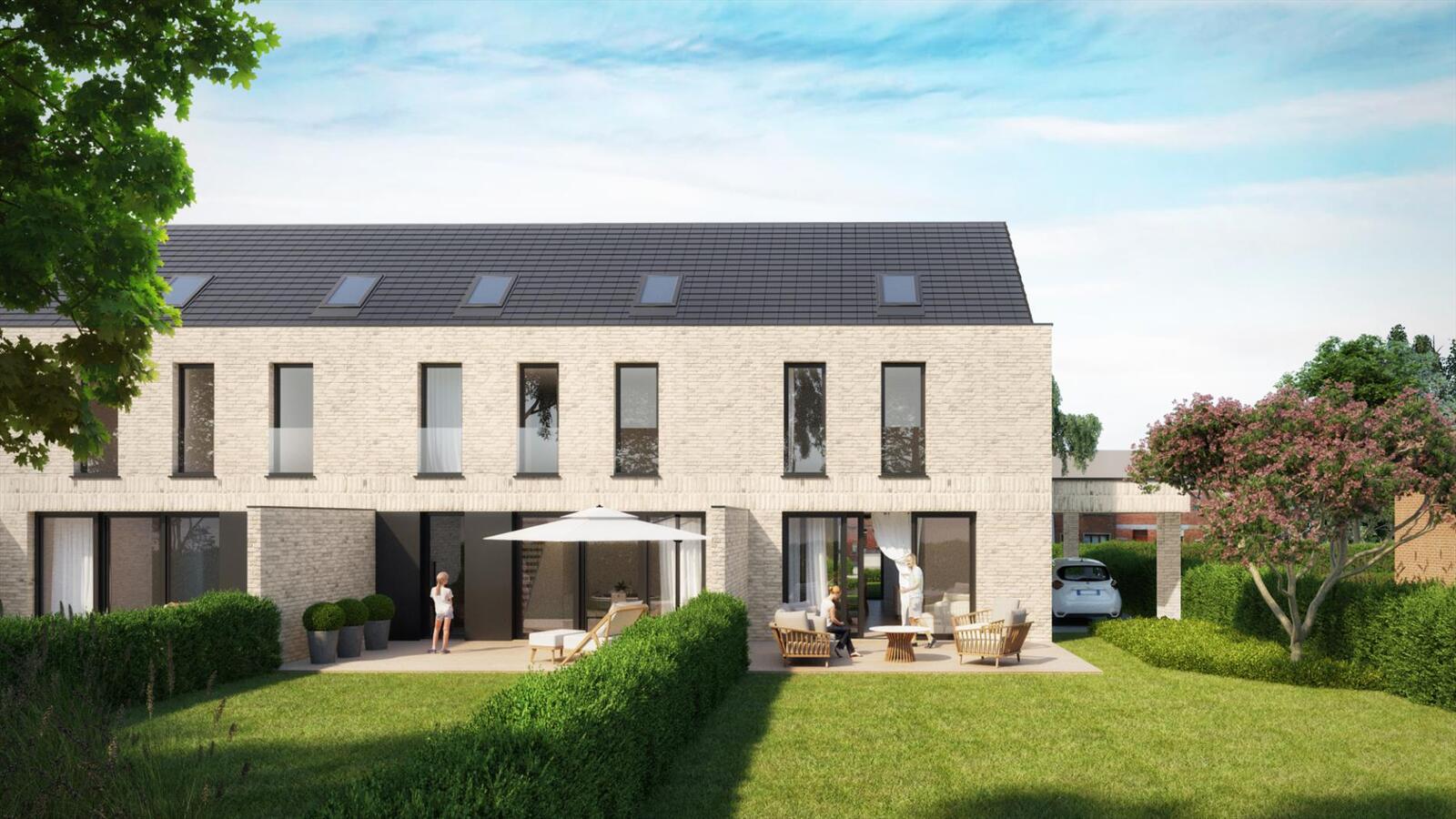 Kleinschalig nieuwbouwproject in centrum Jabbeke 