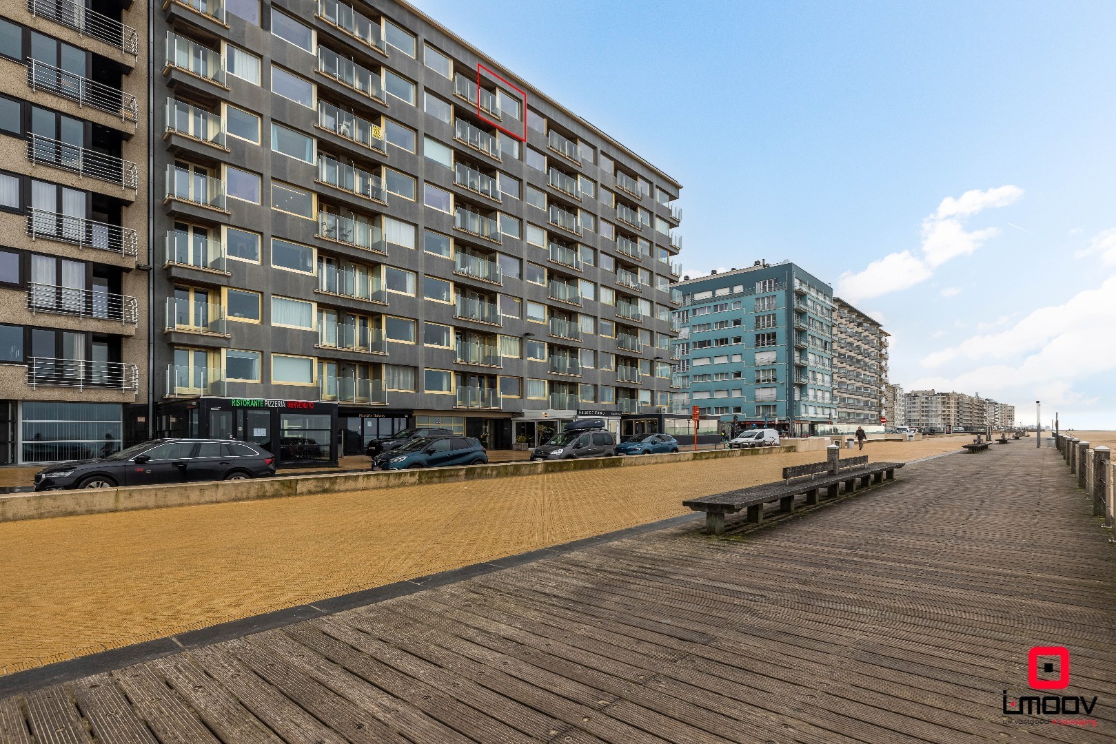 Bovenste verdieping studio met adembenemend zeezicht aan de Zeedijk, Mariakerke 