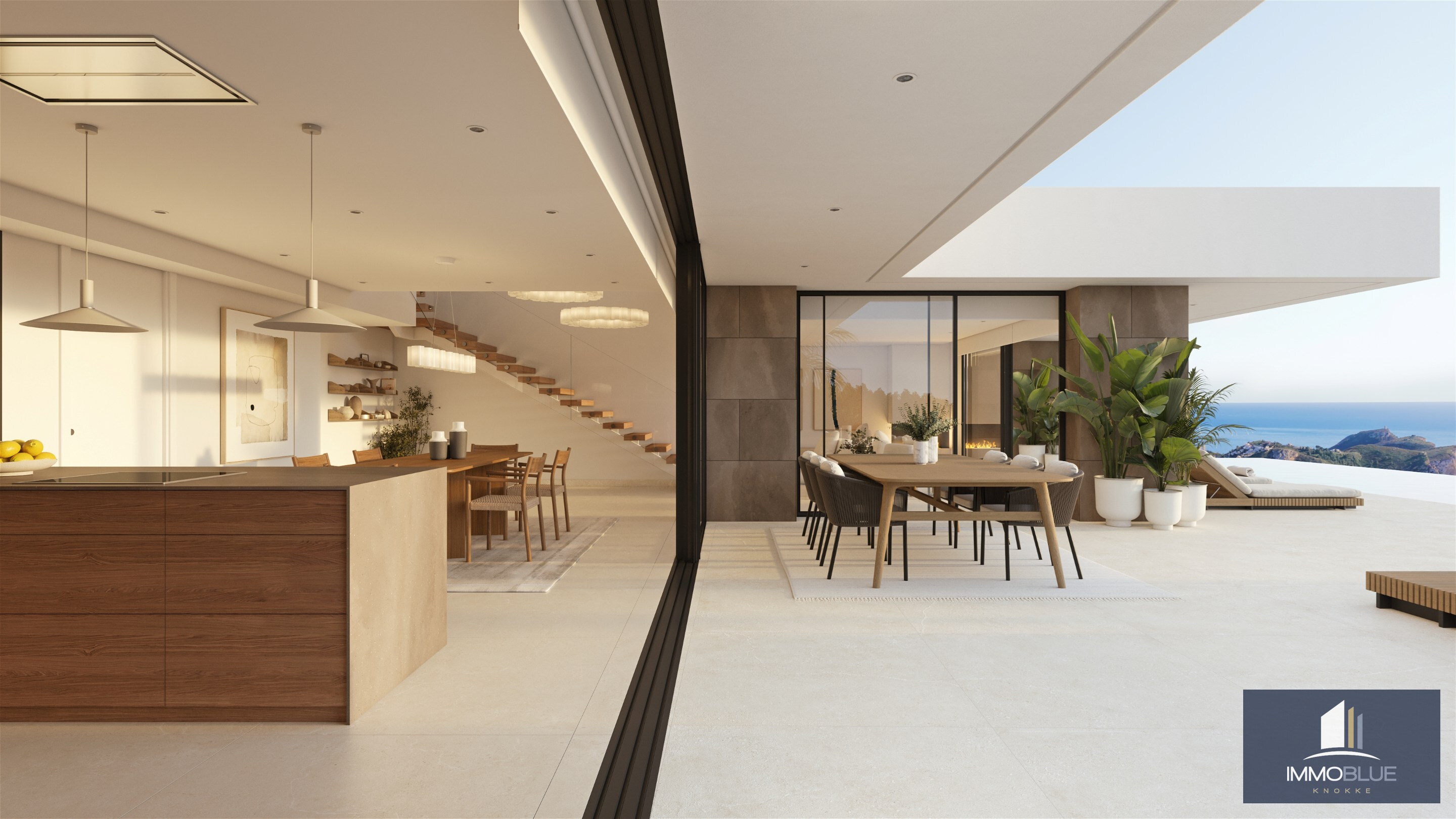 Villa design exclusive avec vue panoramique sur la mer 