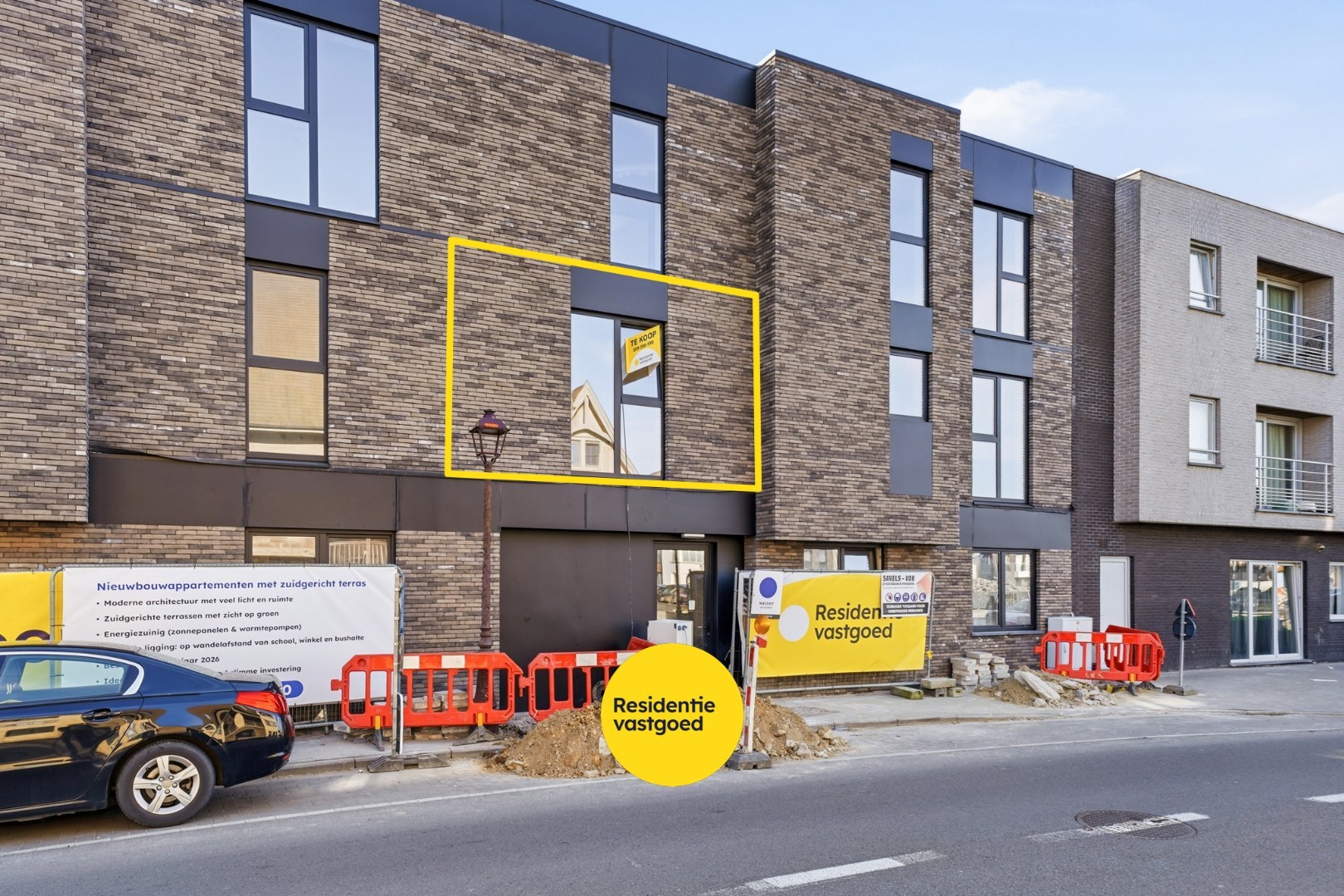 Prachtig 1-slaapkamer appartement met zonnige terras op het 1ste verdiep in residentie Victor 