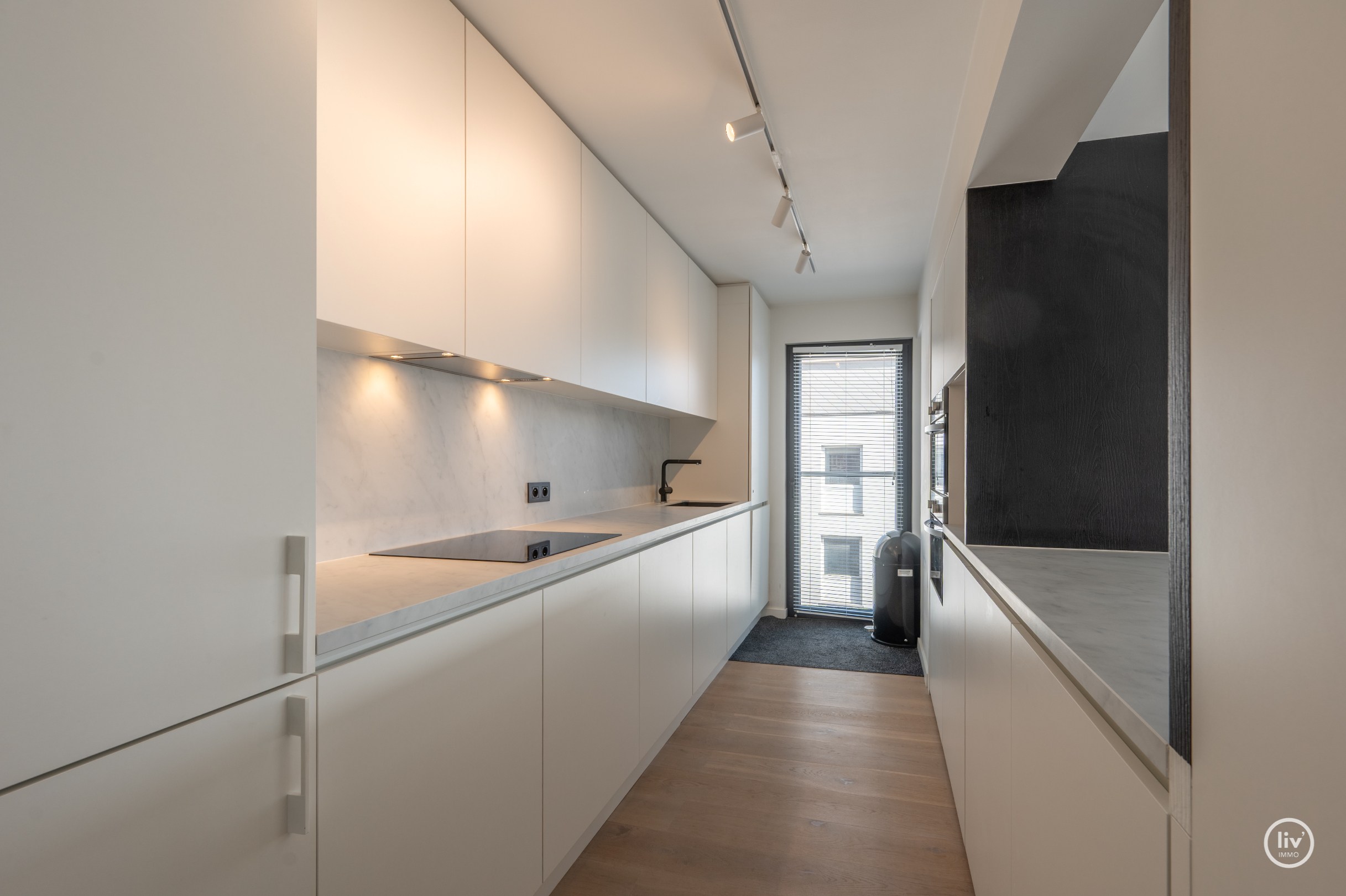 Volledig afgewerkt Hoekappartement + studio centraal gelegen in Knokke 