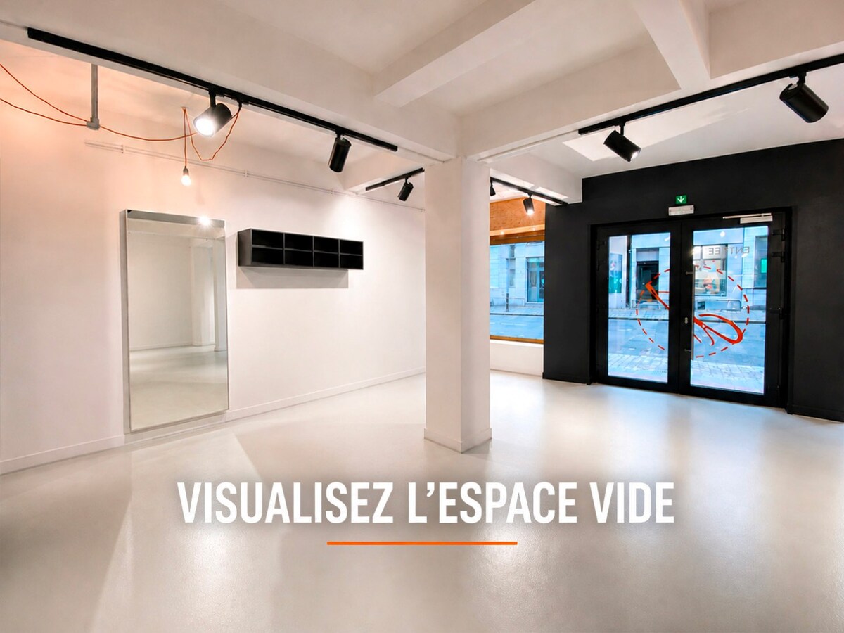 À Tournai : surface commerciale de ±136 m². Excellente visibilité ! 