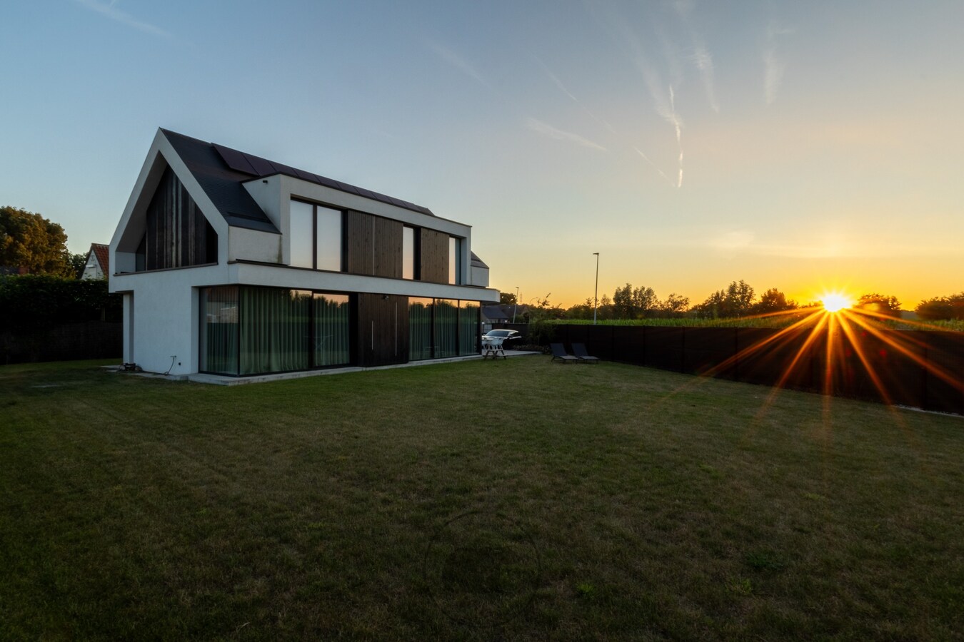 Exclusieve nieuwbouwvilla met zicht op natuur te Destelbergen 