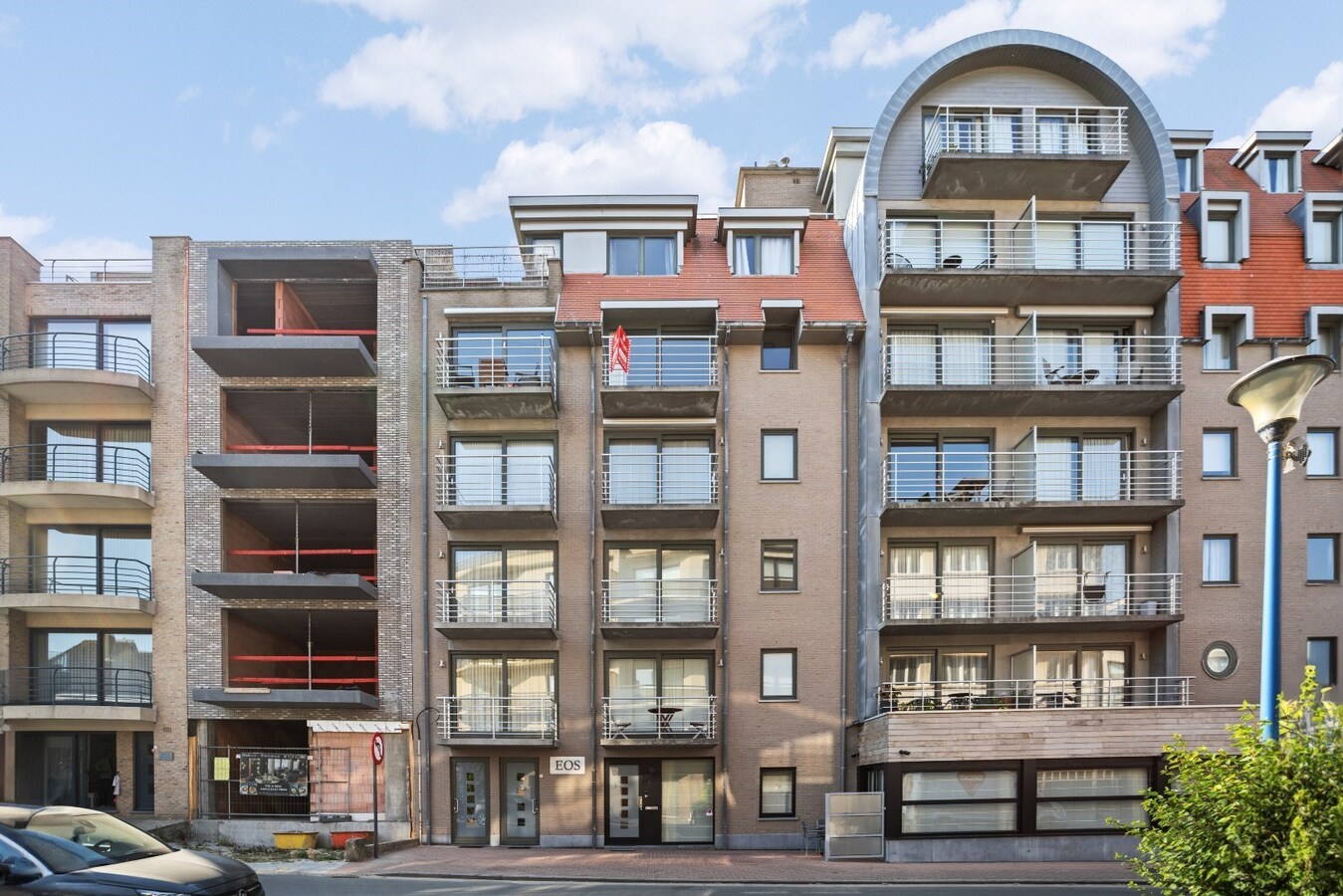 Modern 1 slaapkamerappartement op een boogscheut van het strand 