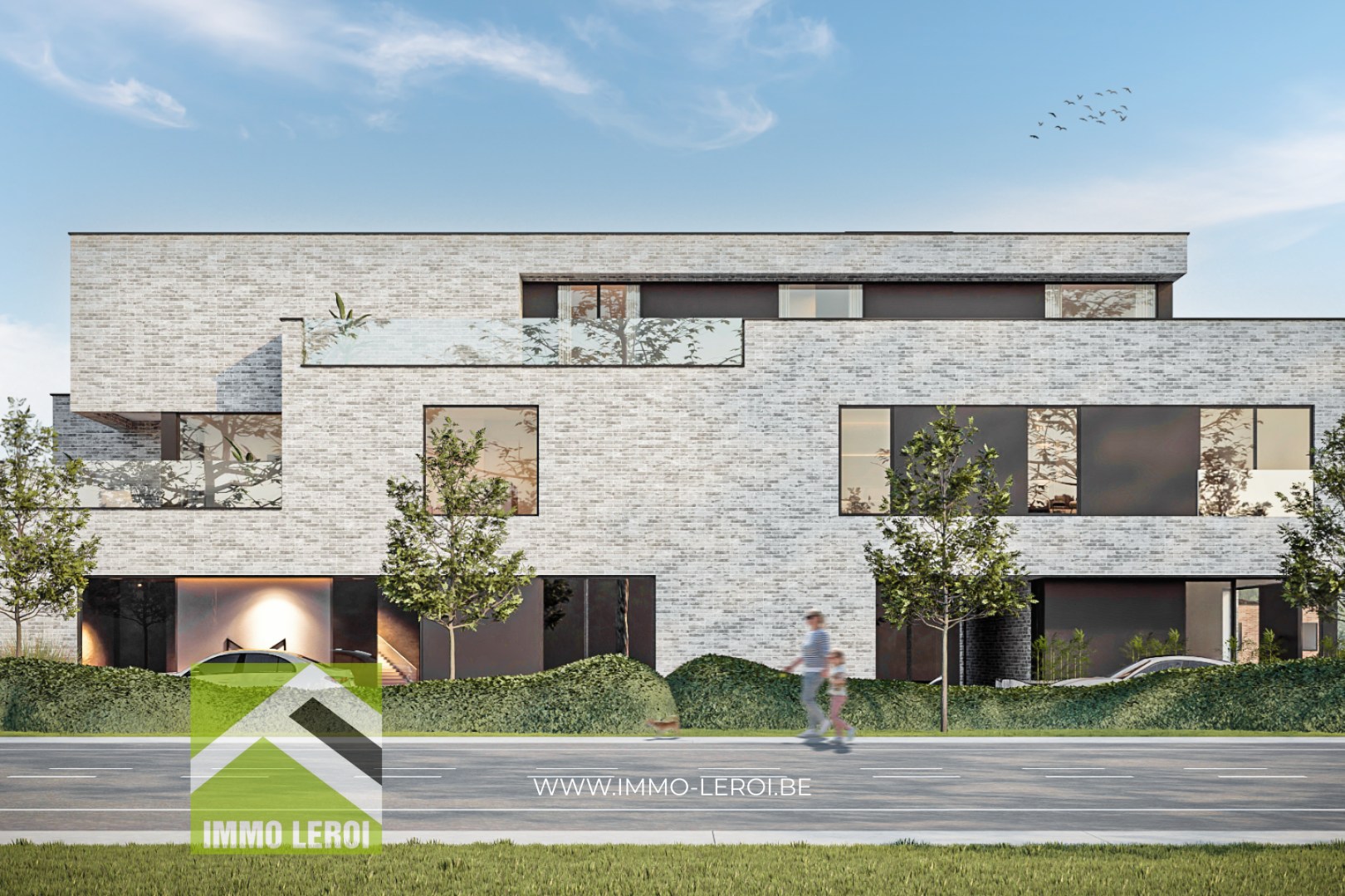 Vergunde projectgrond met handel/ horeca en appartementen in het centrum van Heers 