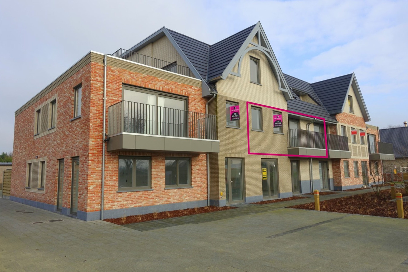 Nieuwbouwappartement met garagebox 