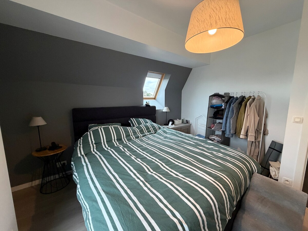 Luxueus dakappartement te Asper. 