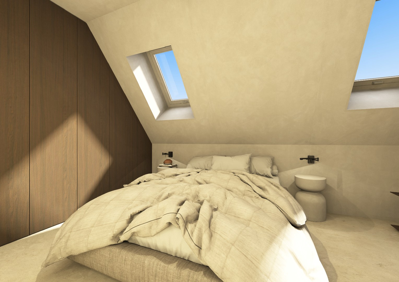 NIEUWBOUW 2/3 SLPK DUPLEX APP MET ZEEZICHT 