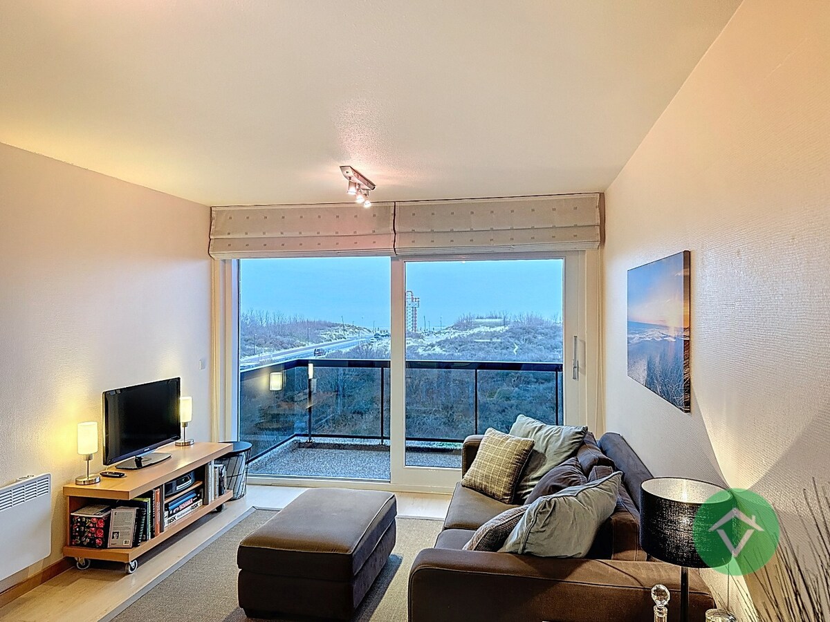 Bemeubeld appartement met zeezicht te Koksijde 