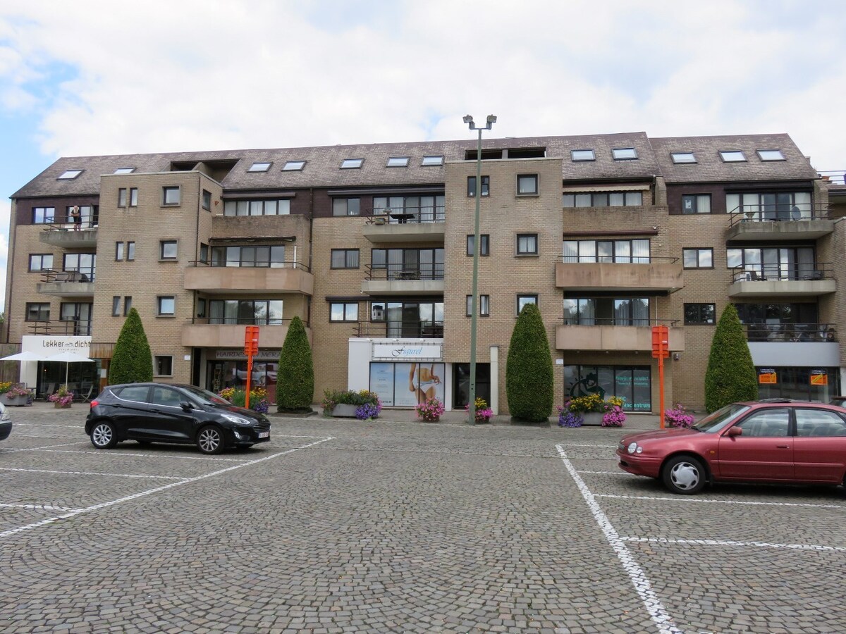 MOOI, RUIM APPARTEMENT MET 2 SLAAPKAMERS GELEGEN IN HET HARTJE VAN KERMT 