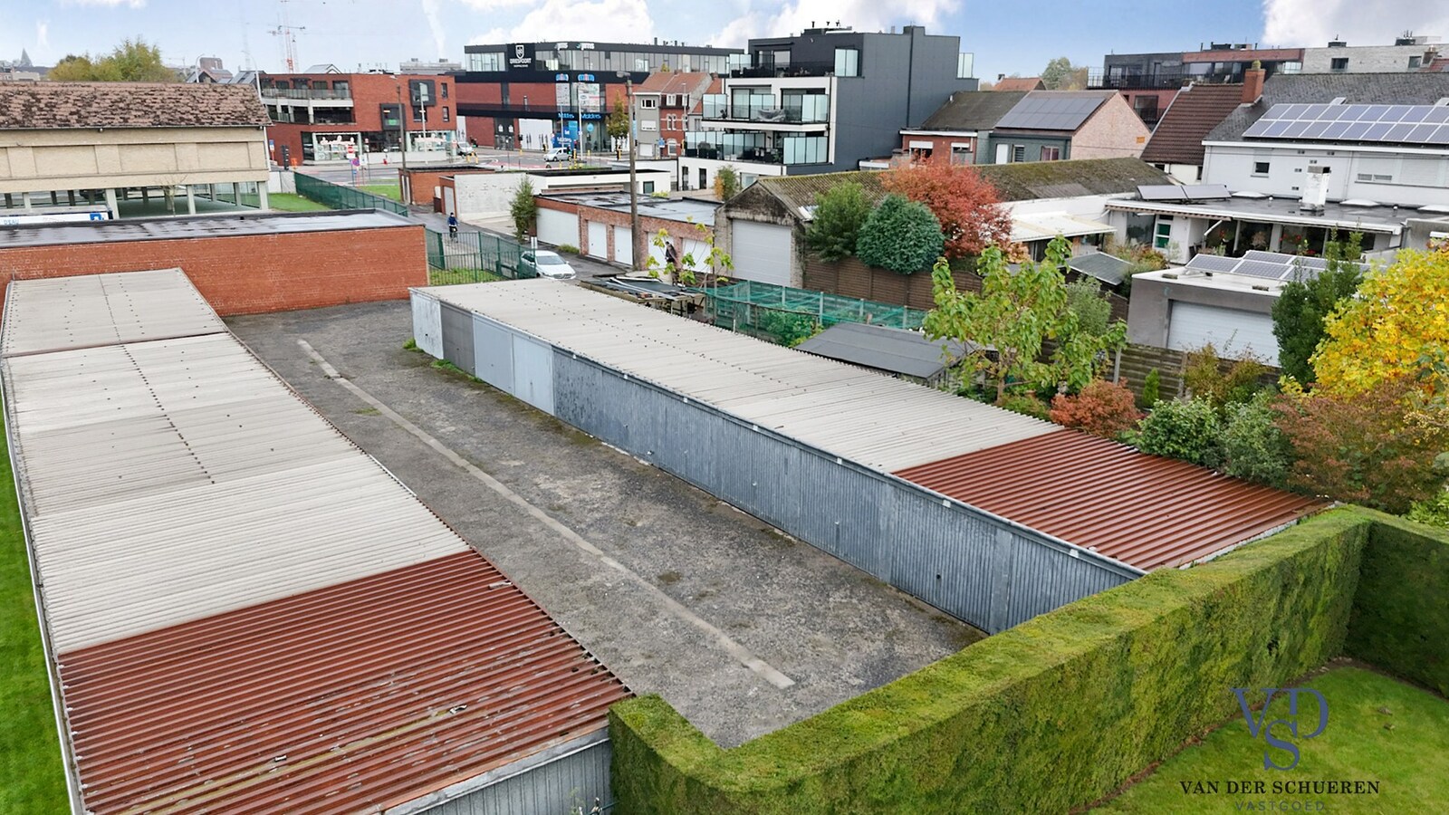 13 garageboxen op toplocatie in Deinze 