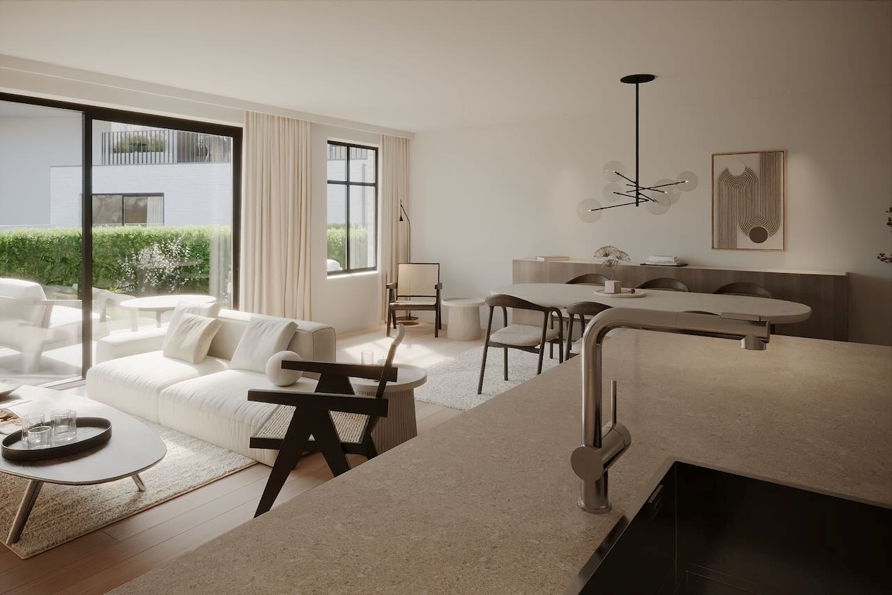 Gelijkvloers appartement in Villa Grace – met uitzonderlijk grote zongerichte tuin en terras, Westkapellestraat 