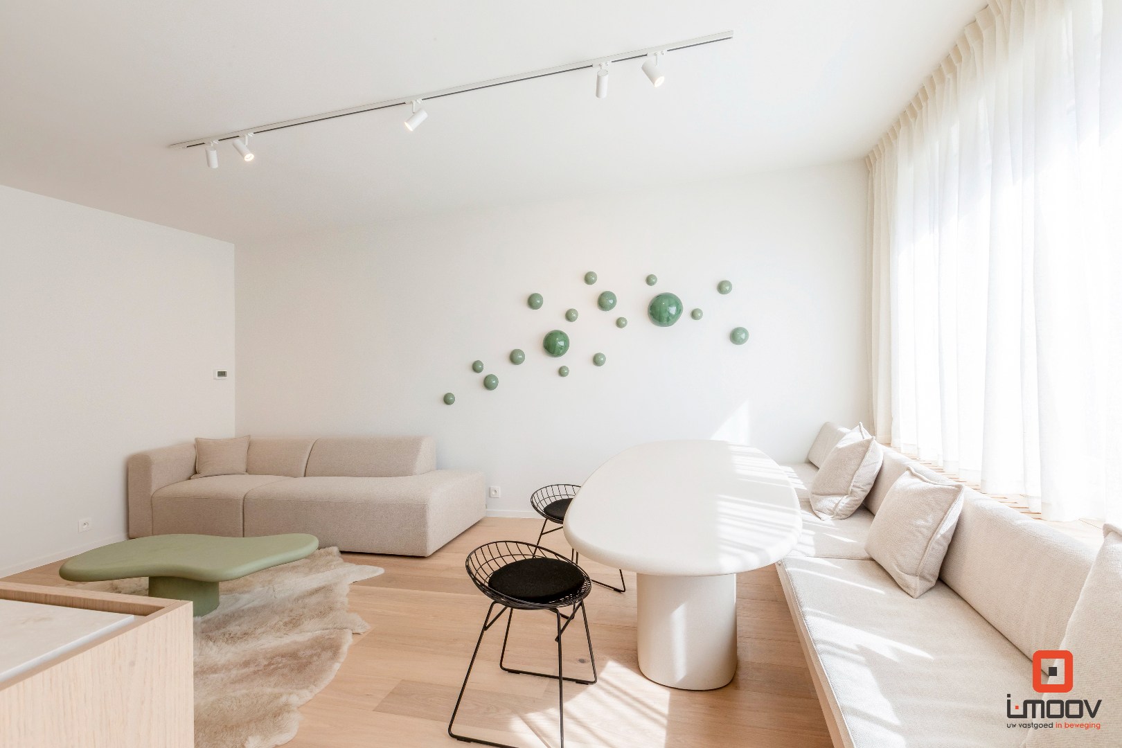 Luxueus tweeslaapkamer appartement met twee terrassen in hartje Oostende 