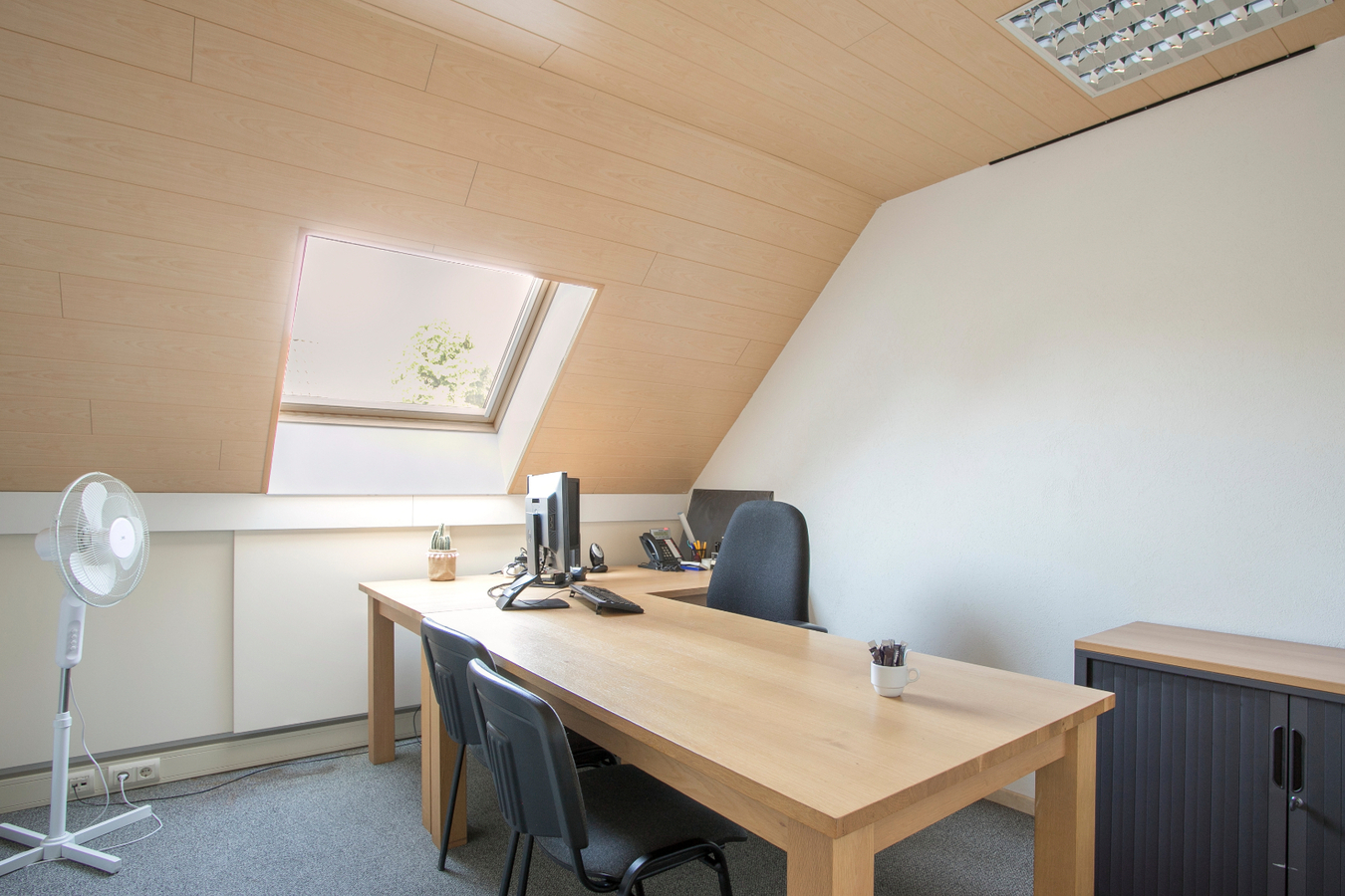 Deze vrijstaande woning met bedrijfsgebouwen staan aan de rand van Reusel tegen het bedrijventerrein. 