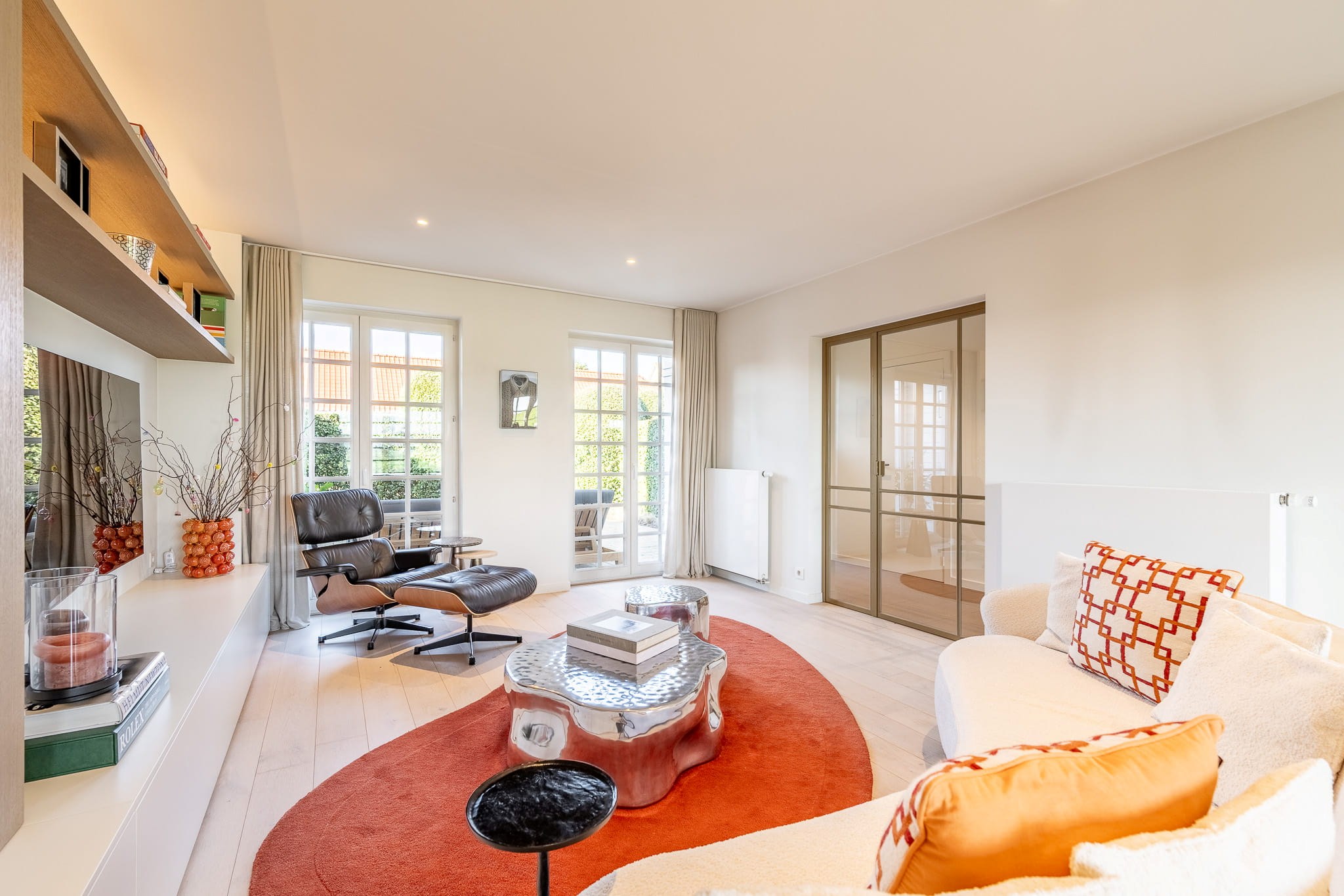 Maison récemment rénovée à vendre avec une vue magnifique sur les polders. 