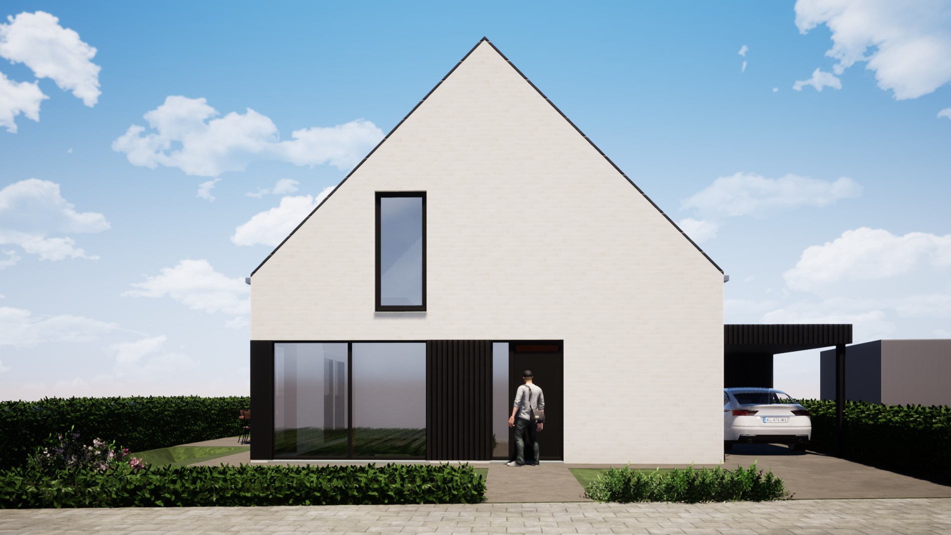 Moderne nieuwbouwvilla nabij centrum Oudenburg 