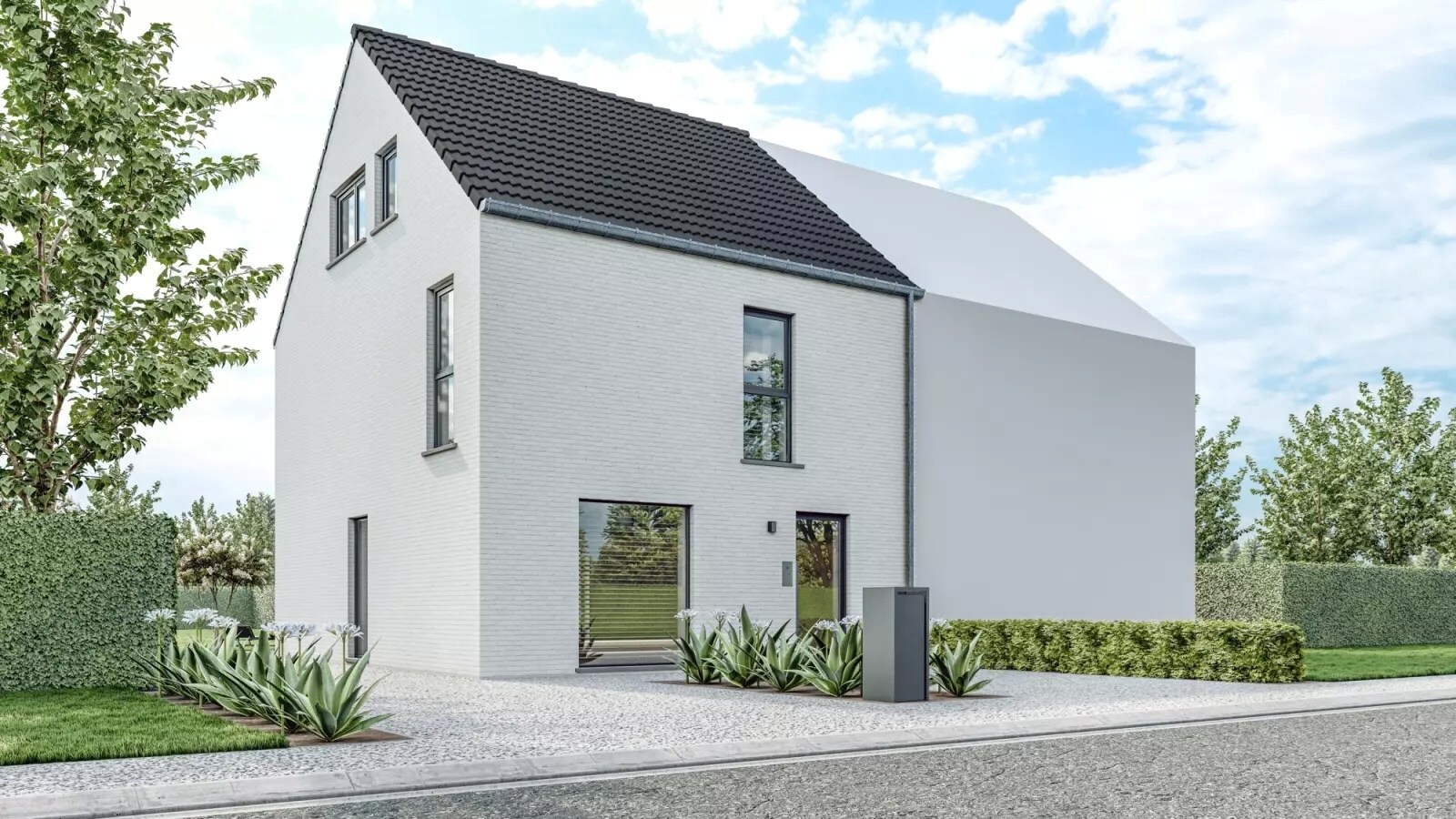 Bouwgrond voor halfopen bebouwing 