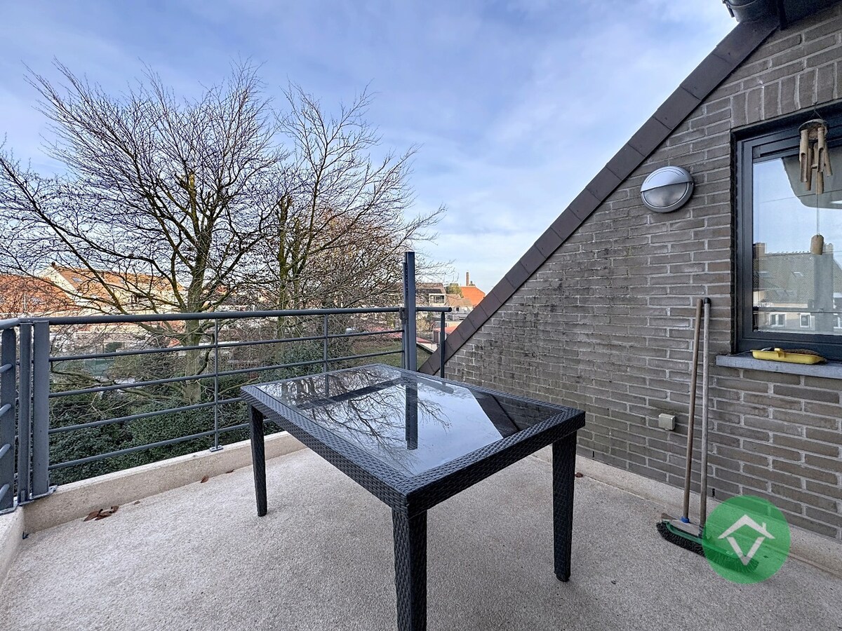 Appartement met 2 slaapkamers en 2 terrassen te Koekelare 