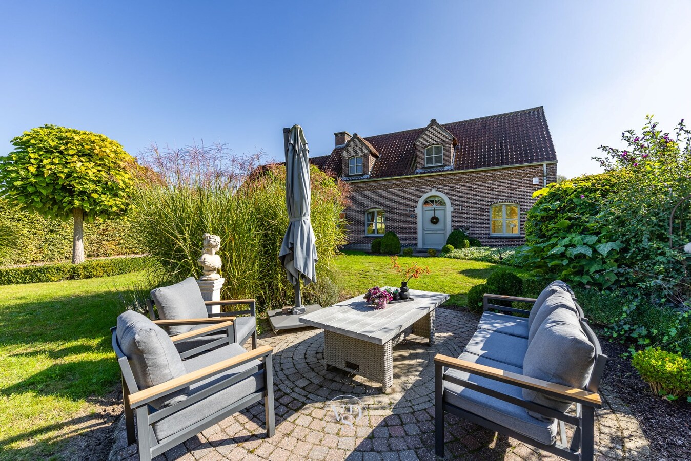 Landelijke villa nabij de Schelde. 