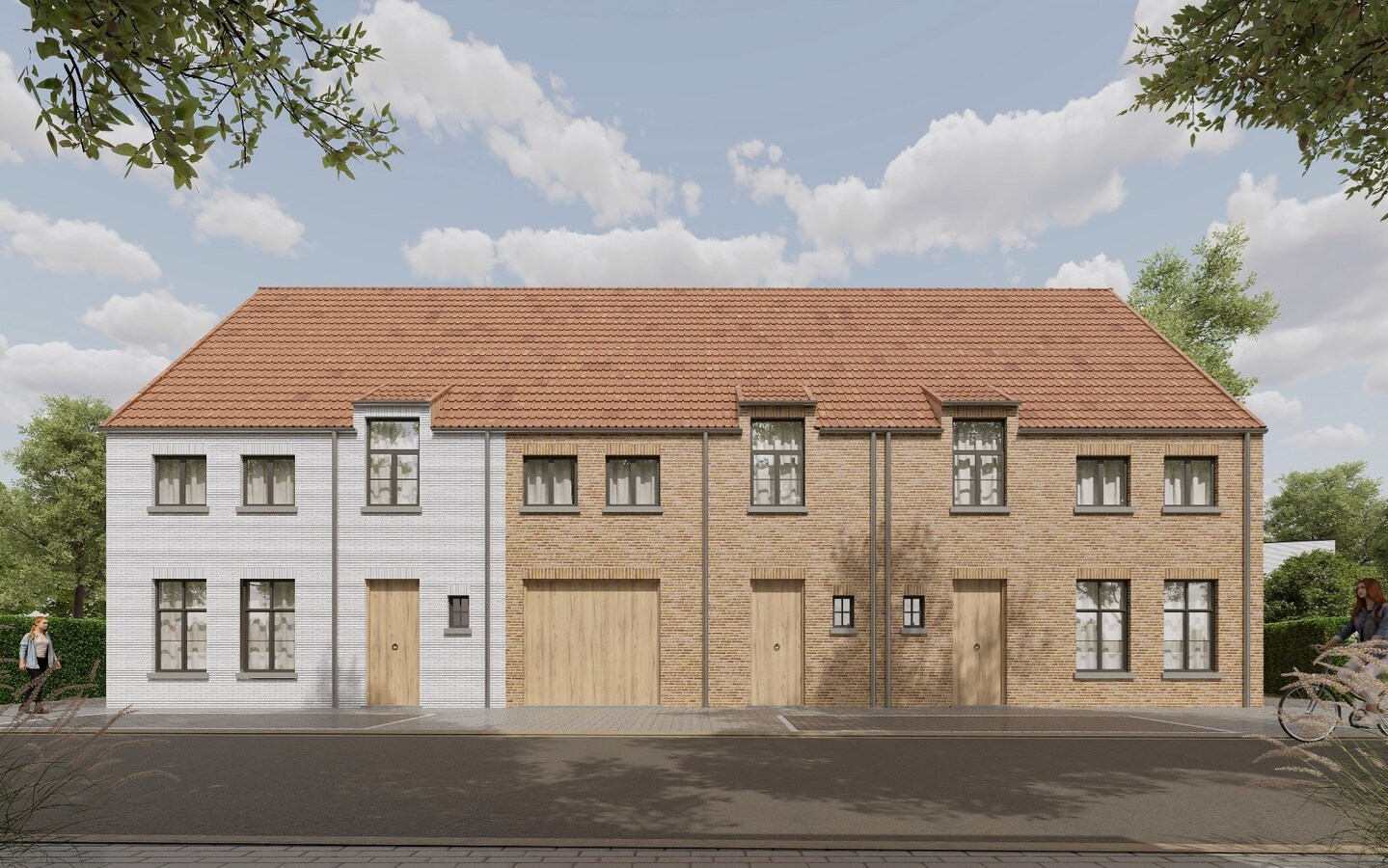 Nieuwbouwwoning met 3 slaapkamers en tuin te Koekelare 