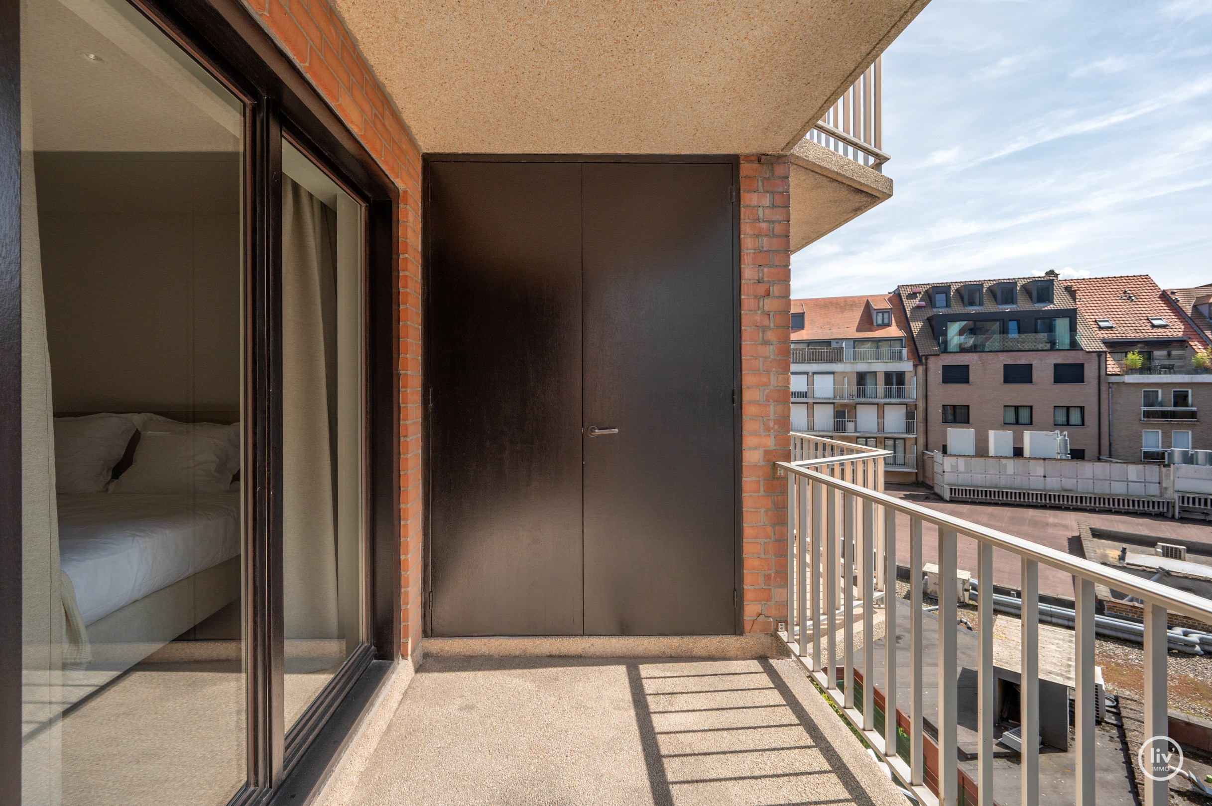 Bel appartement rénové de 3 chambres dans un emplacement de premier choix dans la rue Mosselman à Knokke. 