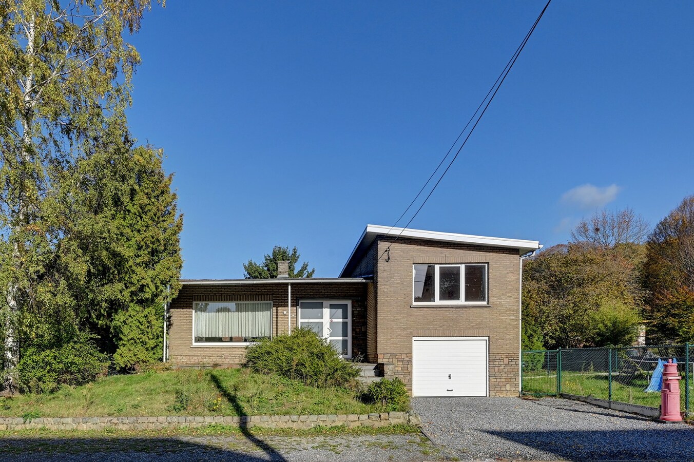 Open bebouwing op een perceel van 28m breed 