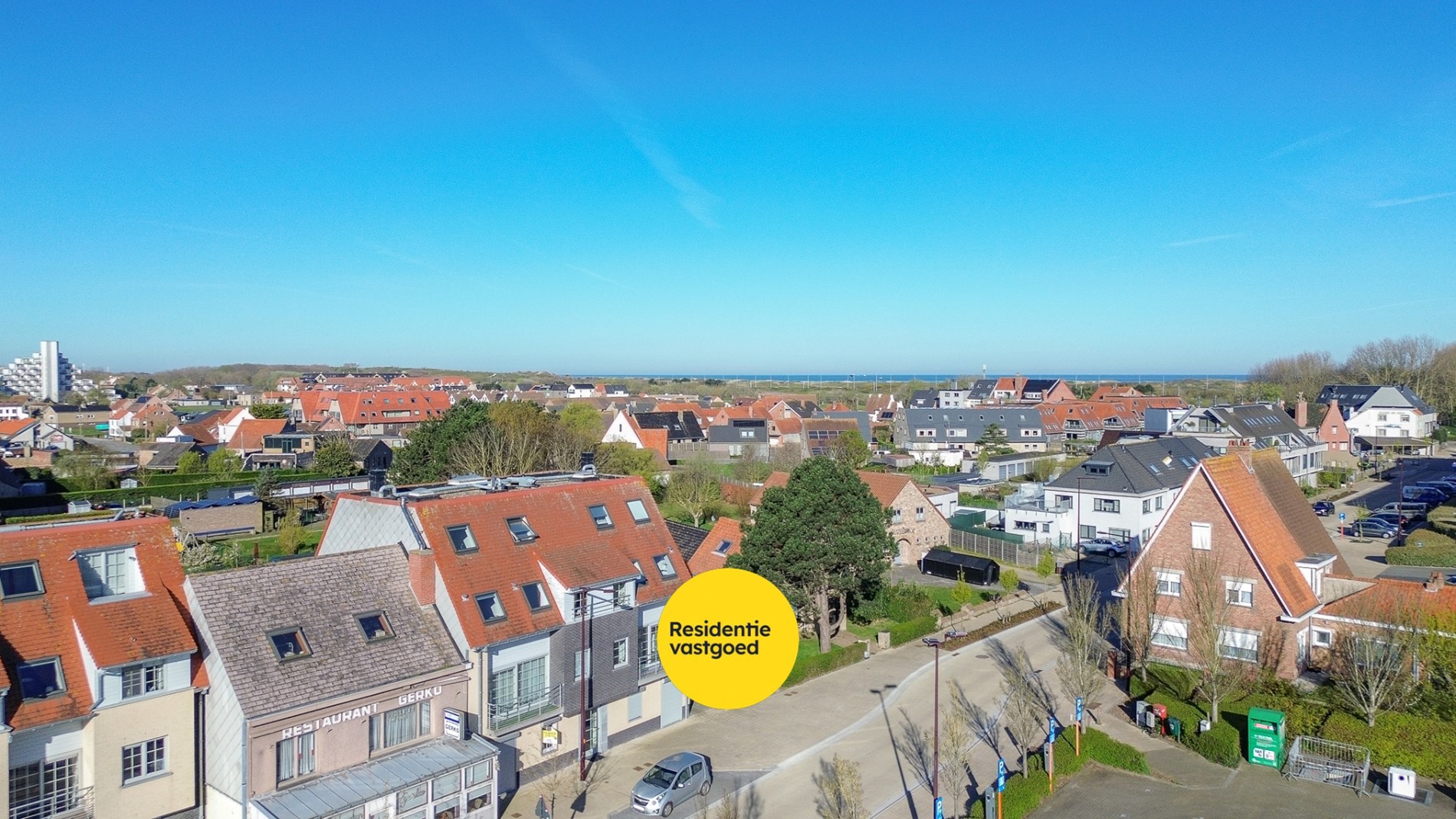 Modern gelijkvloers appartement met 2 slaapkamers– op slechts 500m van strand en zee! 