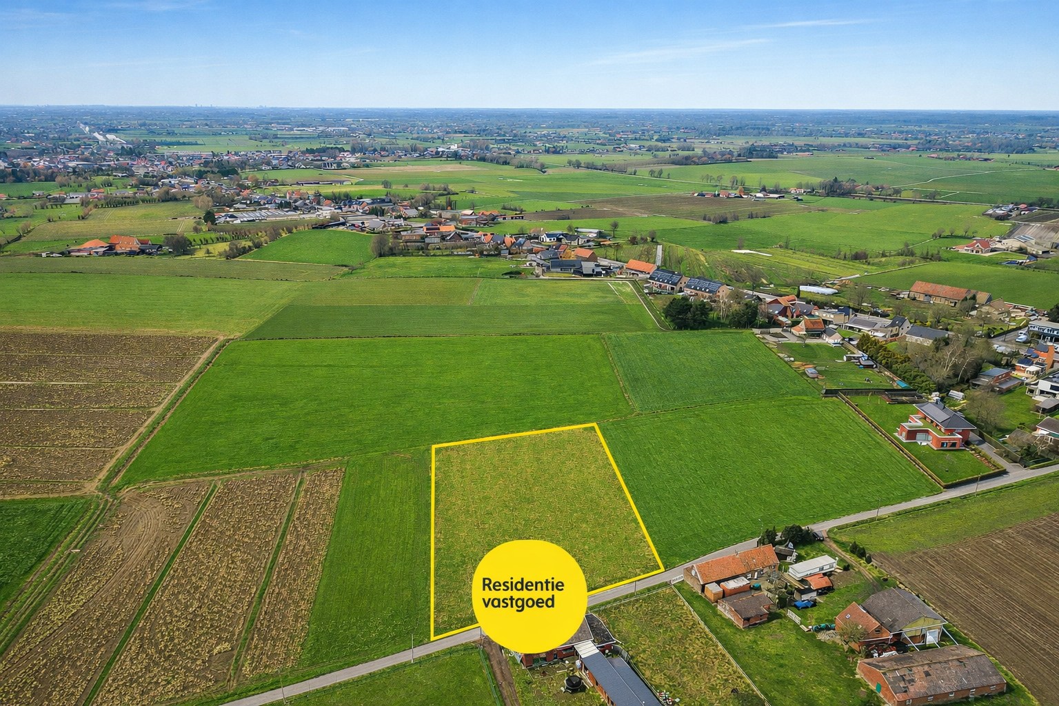 Uniek perceel bouwgrond met landelijk verzicht 