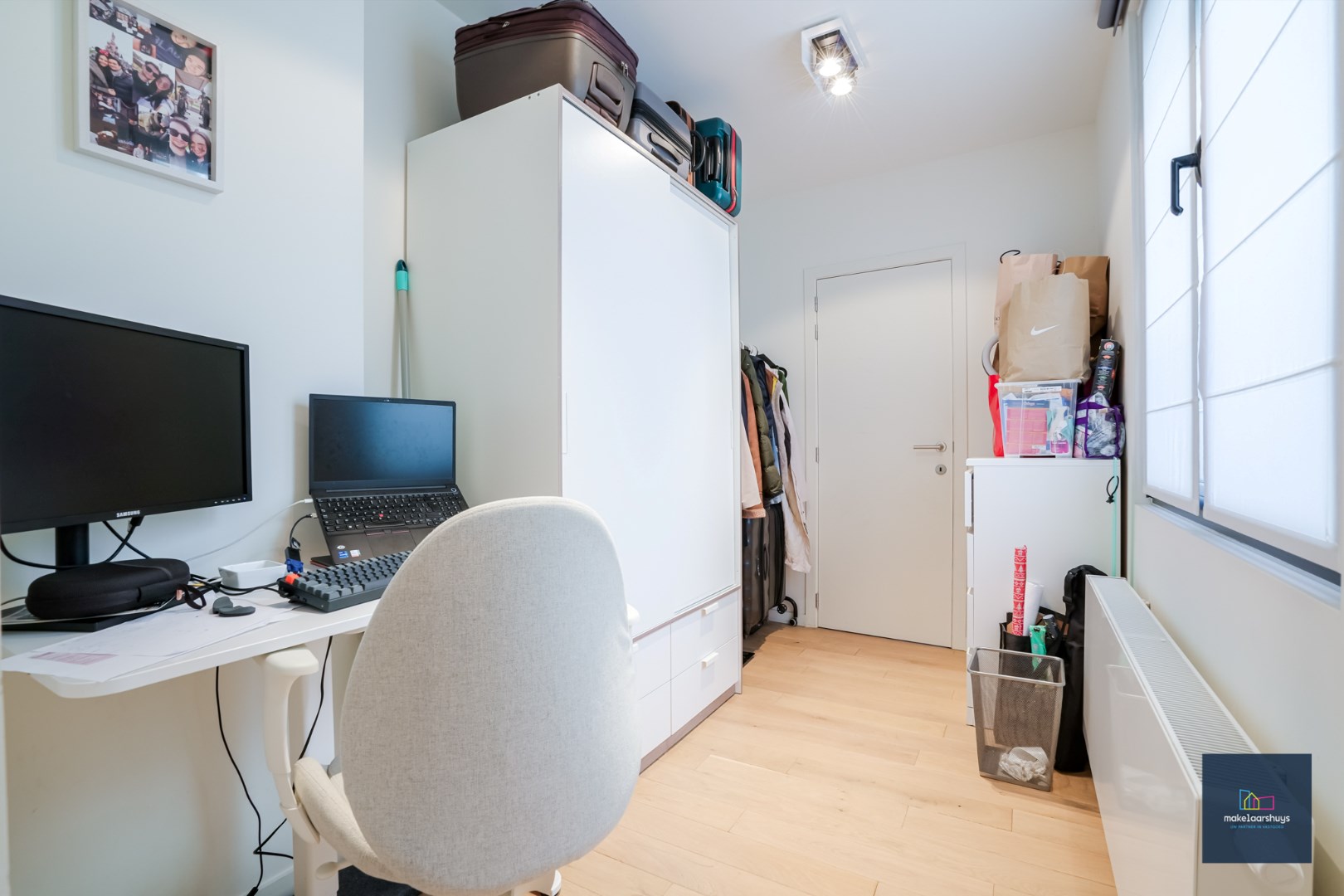 Zeer verzorgd 1-slaapkamerappartement met terrasje  nabij het centrum 