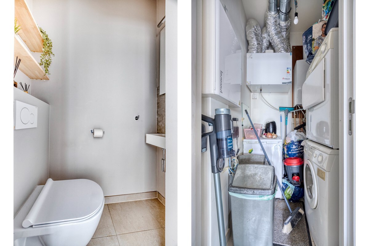 Modern appartement met terras in Evere - label B+ 