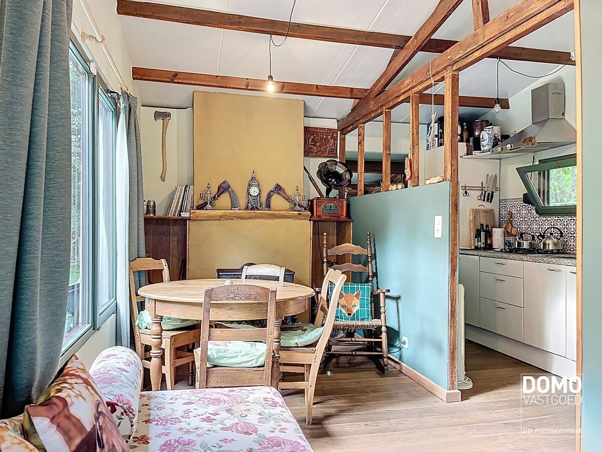 UNIEK DOMEIN MET OFF-GRID VAKANTIEWONING, SCHUUR EN 2 VIJVERS OP 1 HA 41 A 