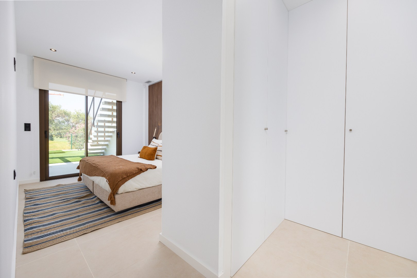 Master bedroom with dressing
