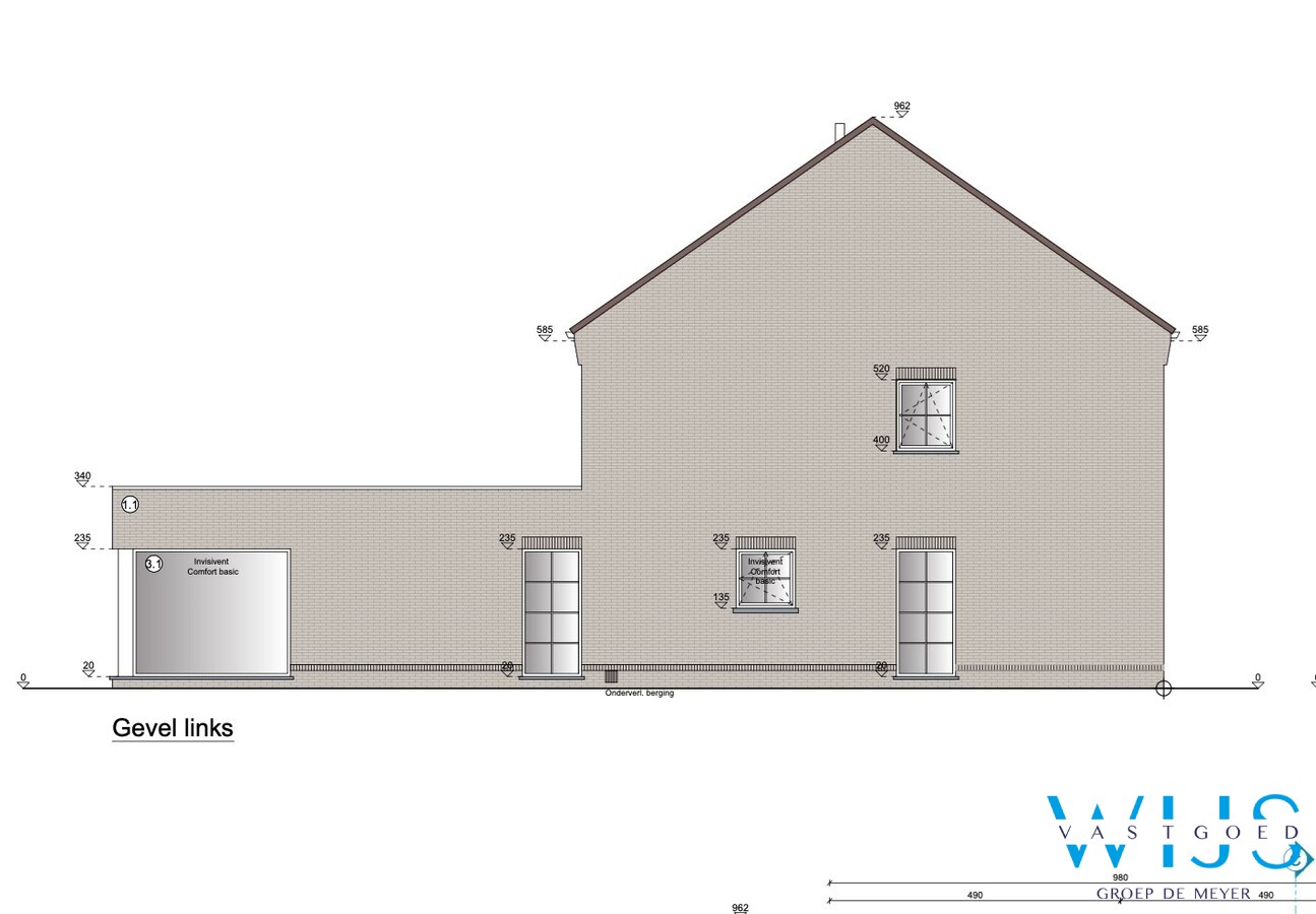 Perceel van 1.771 m² met woning op plan + bijgebouwen ! 