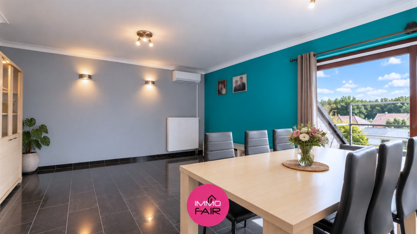 Instapklaar appartement met terras en parkeerplaats in Munsterbilzen 