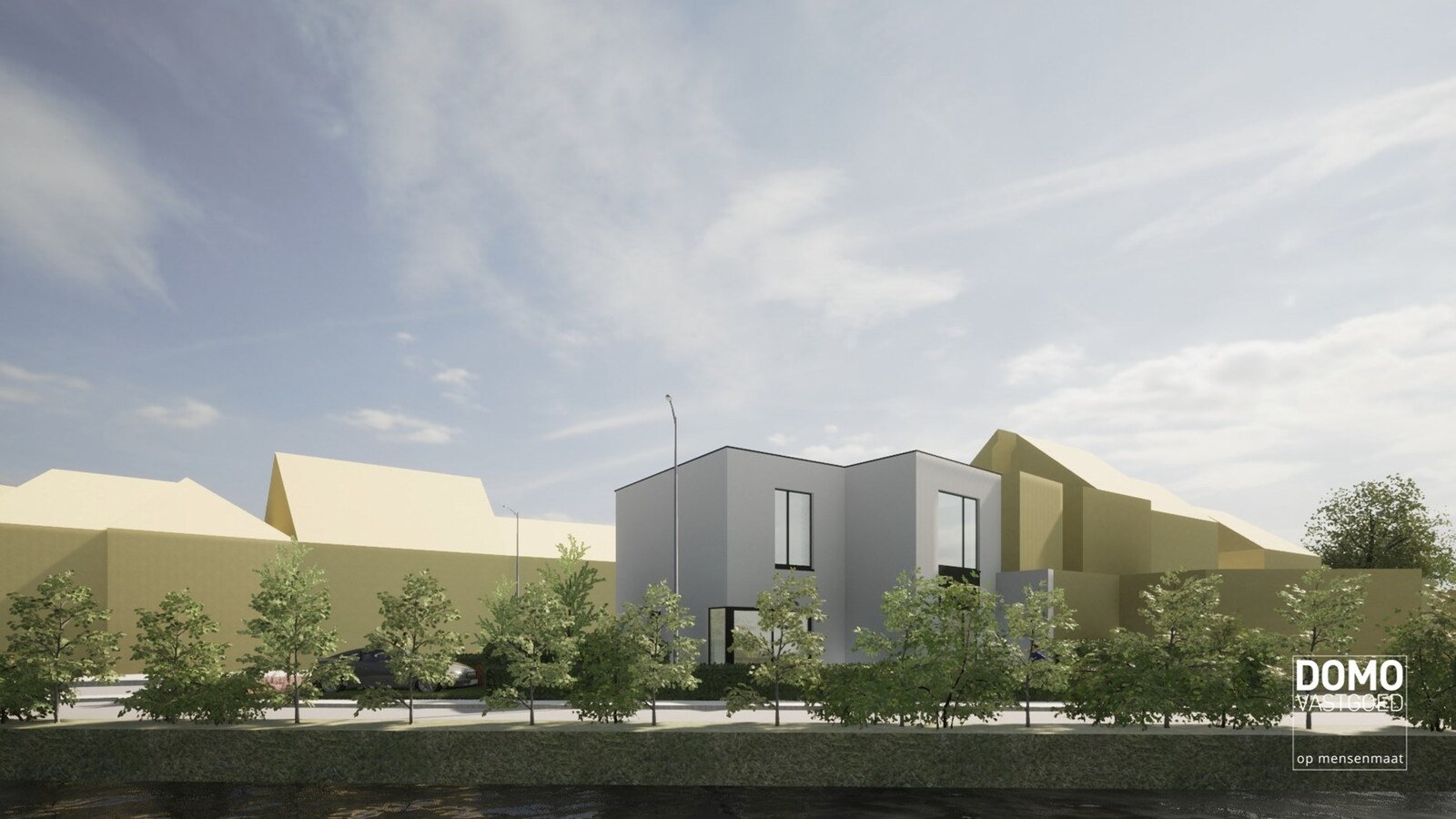 Bouwgrond voor het bouwen van een half open bebouwing inclusief een beschikbare omgevingsvergunning. 