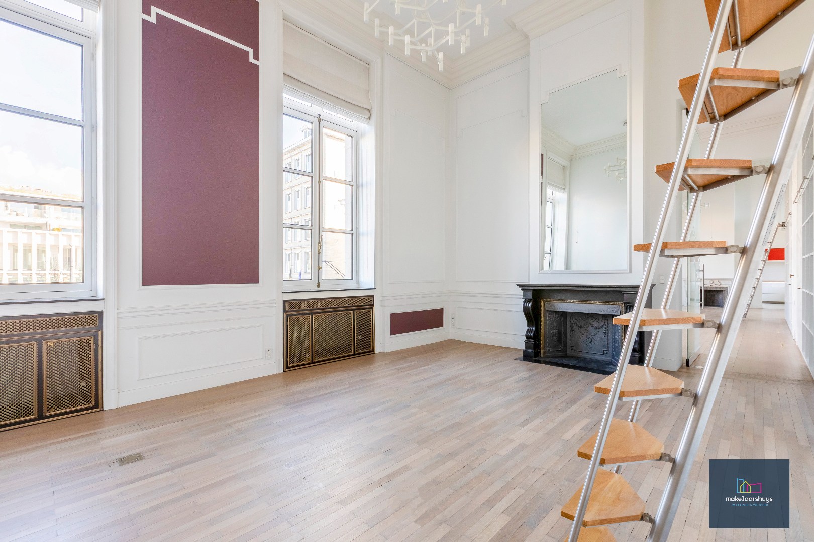 Luxueus duplex appartement   te Kouterhof met 2 slaapkamers , terras en  garageplaats 