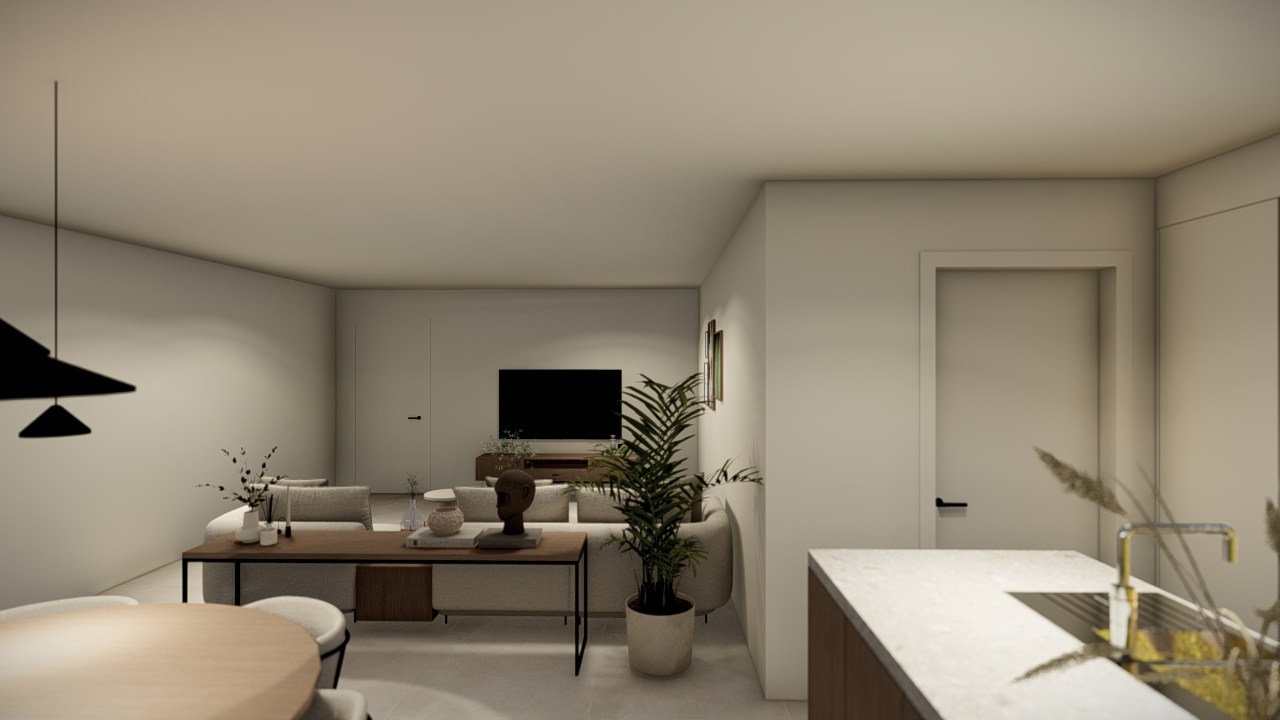 Gelijkvloers appartement met 2 slpk. en tuin in Mol-Sluis 