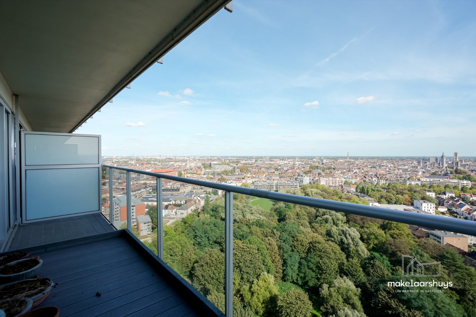 Schitterend app. met sublieme uitzichten over Gent en wijde omgeving 