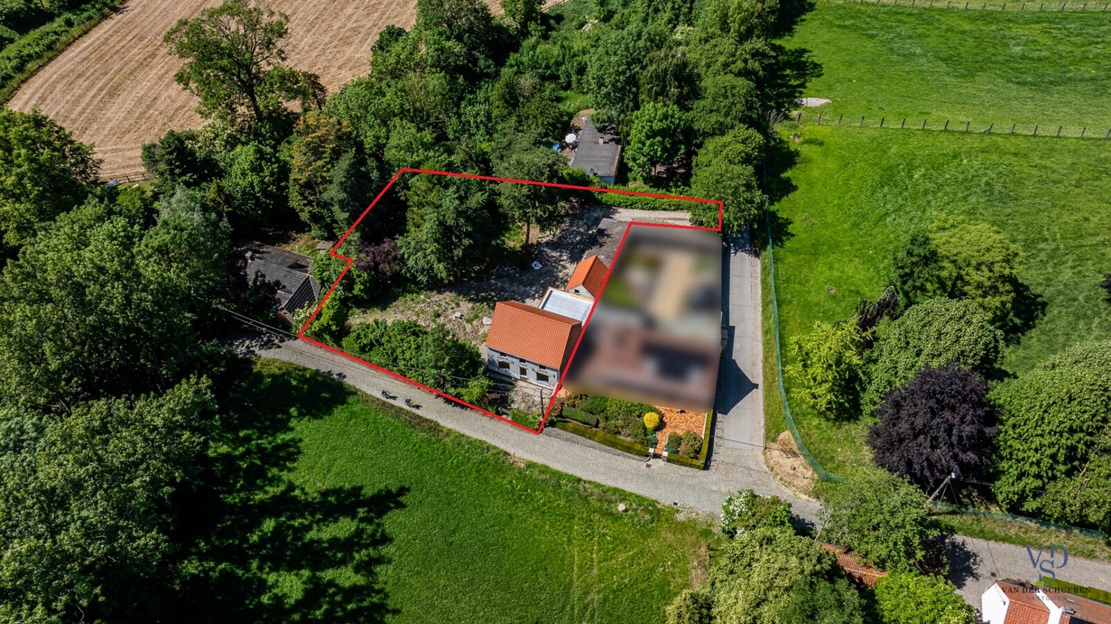 Idyllisch gelegen eigendom. 