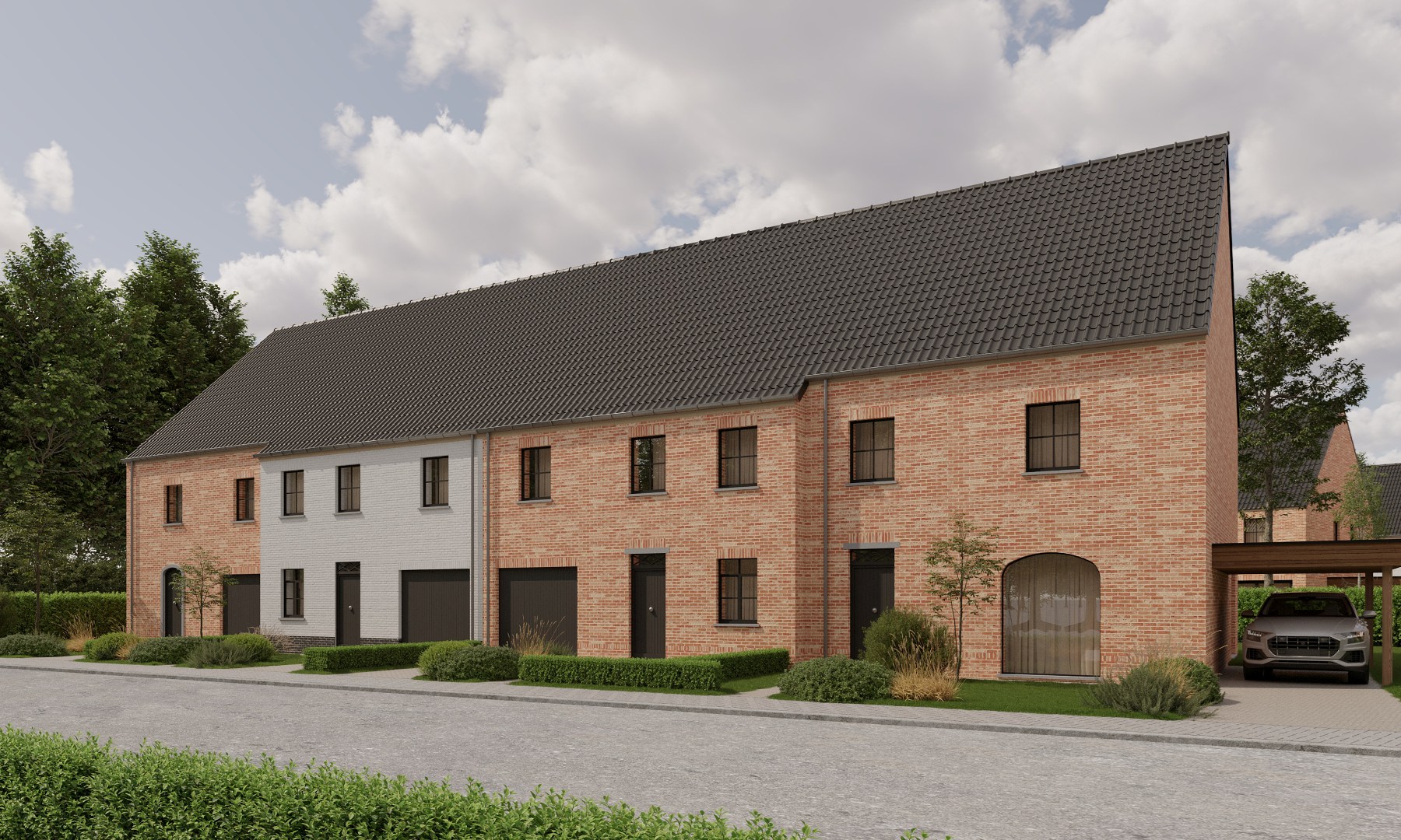 Unieke residentiële verkaveling in het centrum van Gistel 