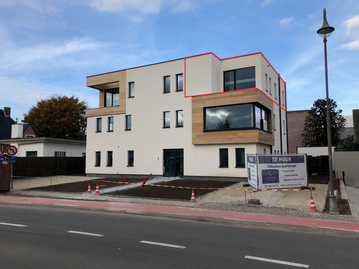Energiezuinig, nieuwbouw 2-slpk-appartement te Centrum Eke 