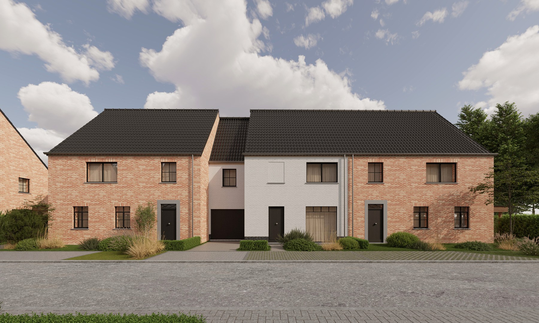 Unieke residentiële verkaveling in het centrum van Gistel 